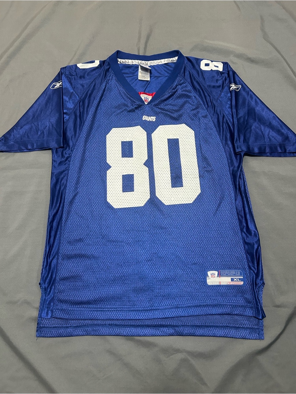 Authentic Reebok / NFL / New York Giants / Jeremy Shockey Jersey (LIKE NEW)